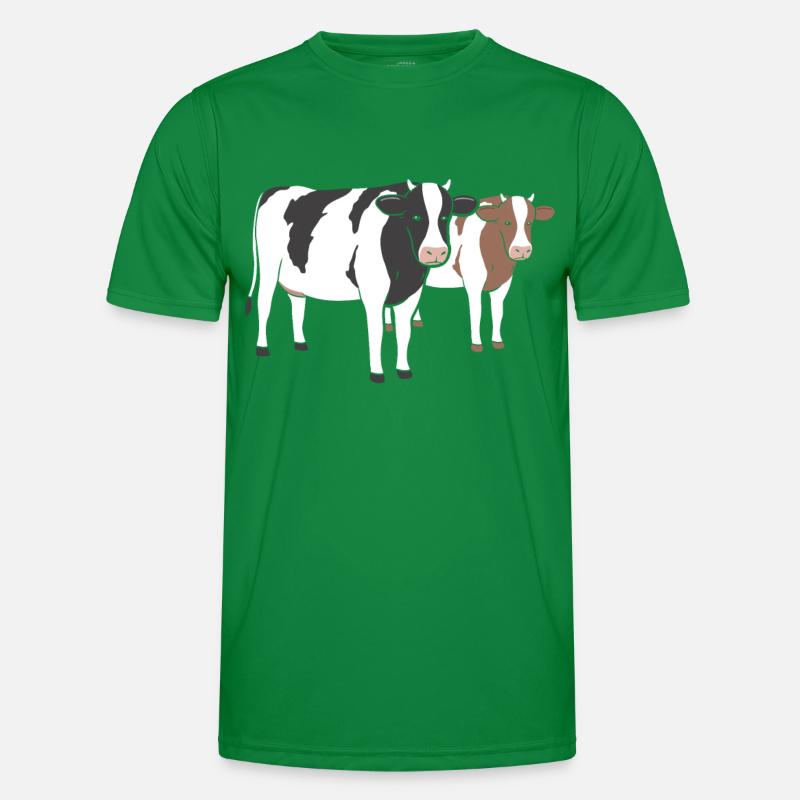 Kühe Männer Funktions-T-Shirt