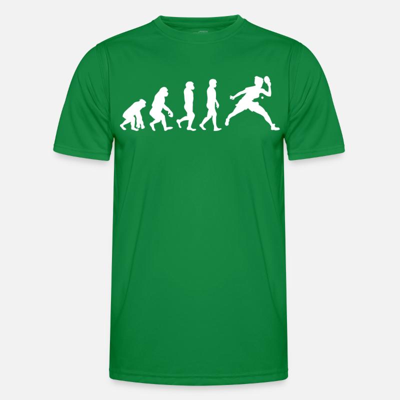 Ping Pong Table Tennis Paddle Player Evolution Men's Functional T-Shirt