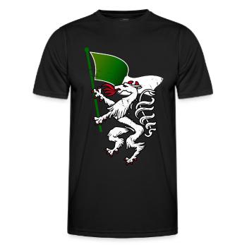 Steiermark Panther Wappen - Männer Funktions-T-Shirt - Schwarz - Vorne - AI Model Male 178 dark (178cm)