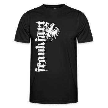 Frankfurt Frankfurter Jungs Fußball Fan Fußballfan - Männer Funktions-T-Shirt - Schwarz - Vorne - AI Model Male 178 dark (178cm)