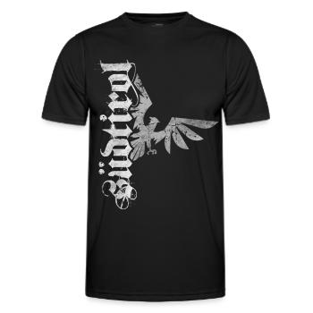 Südtirol Adler Wappen Retro Südtiroler Bua Madl - Männer Funktions-T-Shirt - Schwarz - Vorne - AI Model Male 178 dark (178cm)