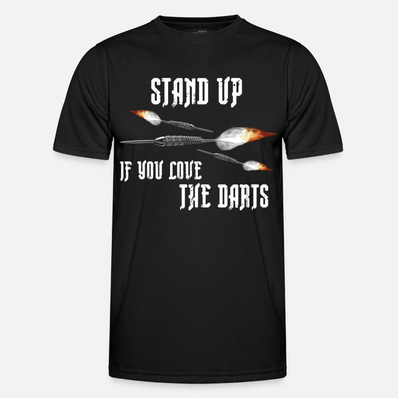 Stand up burning arrows - Men's Functional T-Shirt - black