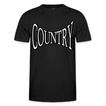 country cowboy western rodéo indien équitation cheval - T-shirt sport Homme - noir - Devant - AI Model Male 178 dark (178cm)
