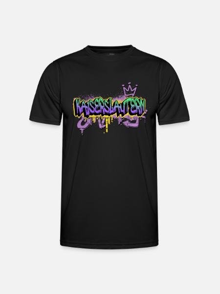 Kaiserslautern Germany Graffiti Spray Sprayer - Men's Functional T-Shirt - black