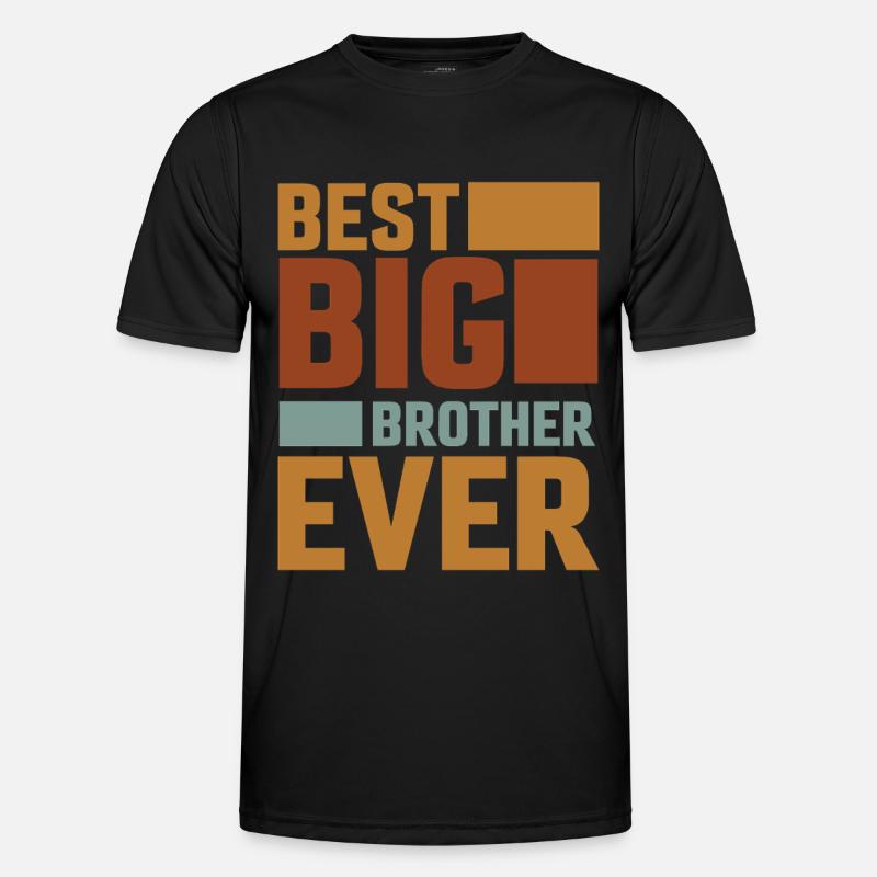 Den bedste storebror nogensinde! Bedste storebror nogensinde - Funktionsshirt til herrer - sort