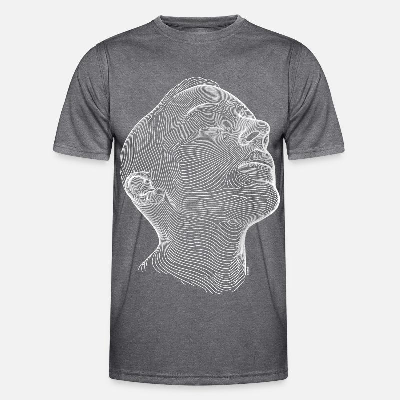 Tête 3D T-shirt sport Homme