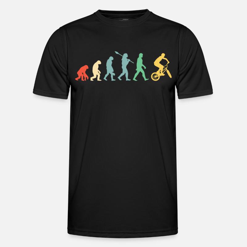 BMX Biker Evolution | Rétro rétro T-shirt sport Homme