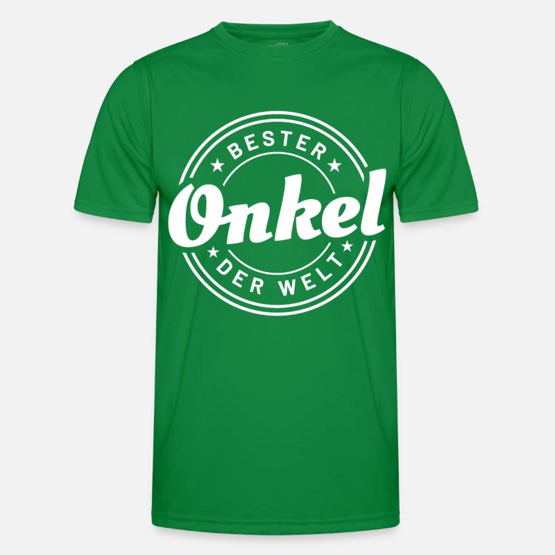 Bester Onkel der Welt | Pate Onkel Geschenkidee Männer Funktions-T-Shirt