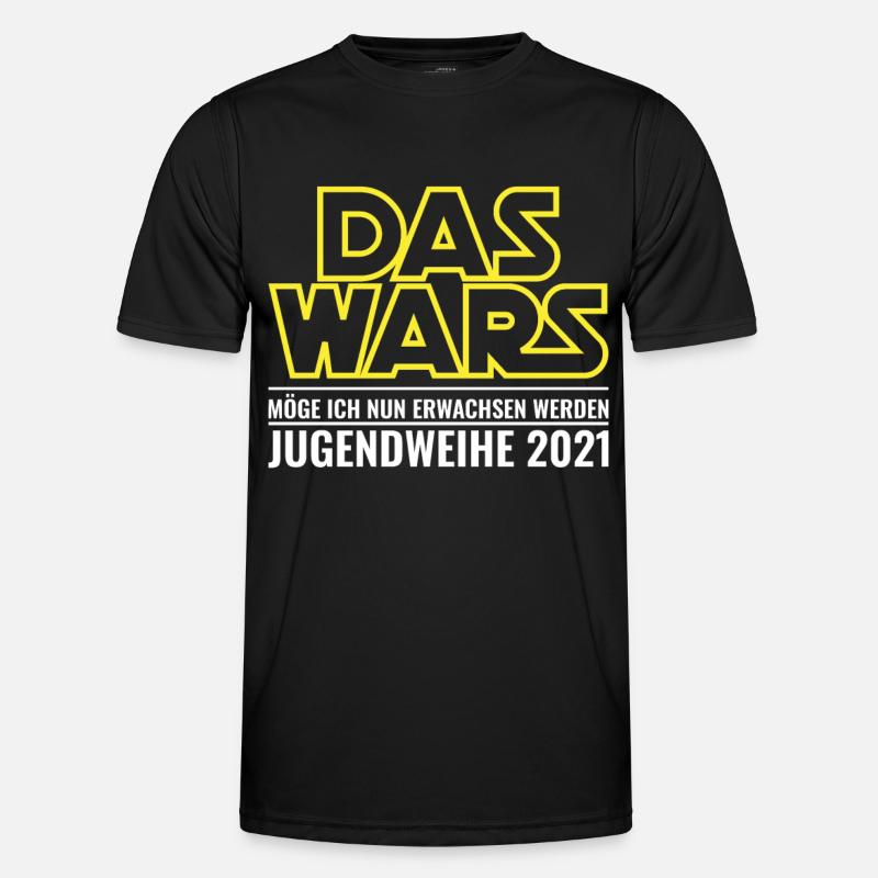 Jugendweihe | Jugendweihe 2021 - Männer Funktions-T-Shirt - Schwarz