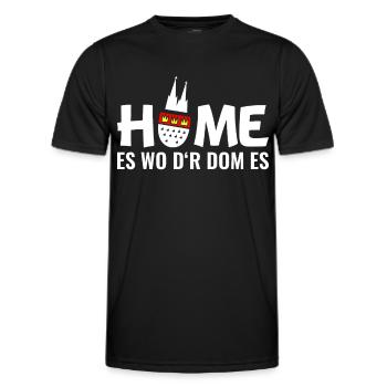 Köln Dom Kölner Kölle - Männer Funktions-T-Shirt - Schwarz - Vorne - AI Model Male 178 dark (178cm)