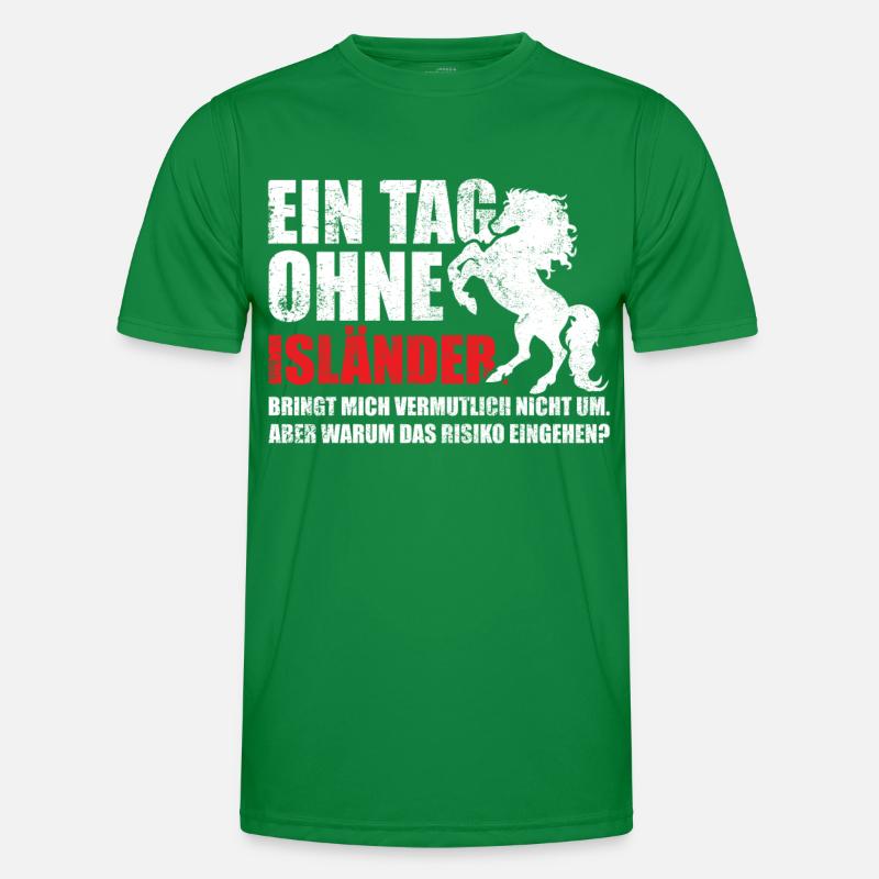 Isländer | Ein Tag ohne Isländer Männer Funktions-T-Shirt