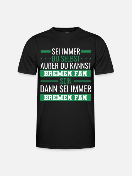 Bremen Fan - Männer Funktions-T-Shirt - Schwarz