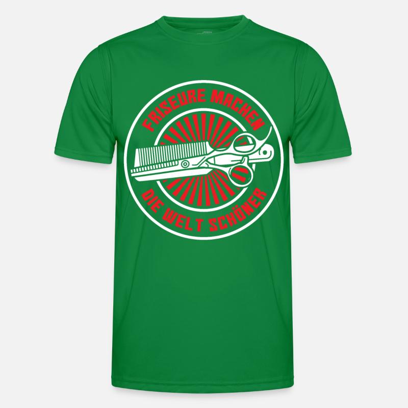 Friseur Männer Funktions-T-Shirt