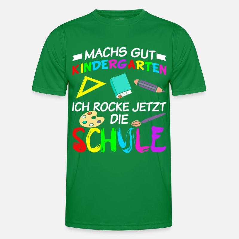 Einschulung Schule Einschulungsgeschenke Männer Funktions-T-Shirt