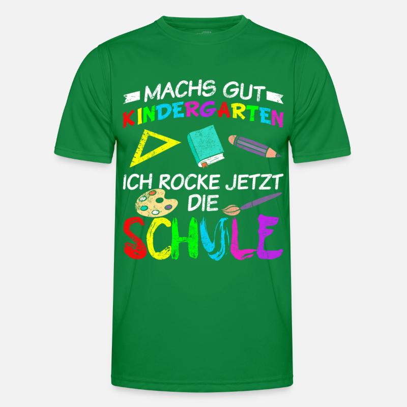 Einschulung Geschenk | Einschulungsgeschenk Männer Funktions-T-Shirt