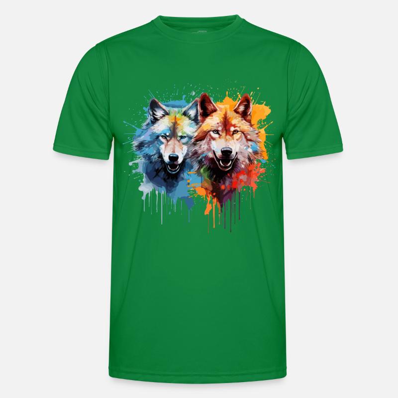 Two Wolves Men's Functional T-Shirt