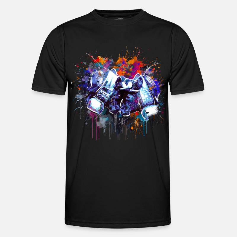 Kampfkuh, Schweizer Walliser Herdenskuh Männer Funktions-T-Shirt