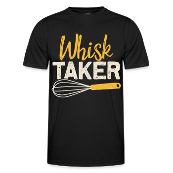 Bake - Men's Functional T-Shirt - black - Front - AI Model Male 178 dark (178cm)