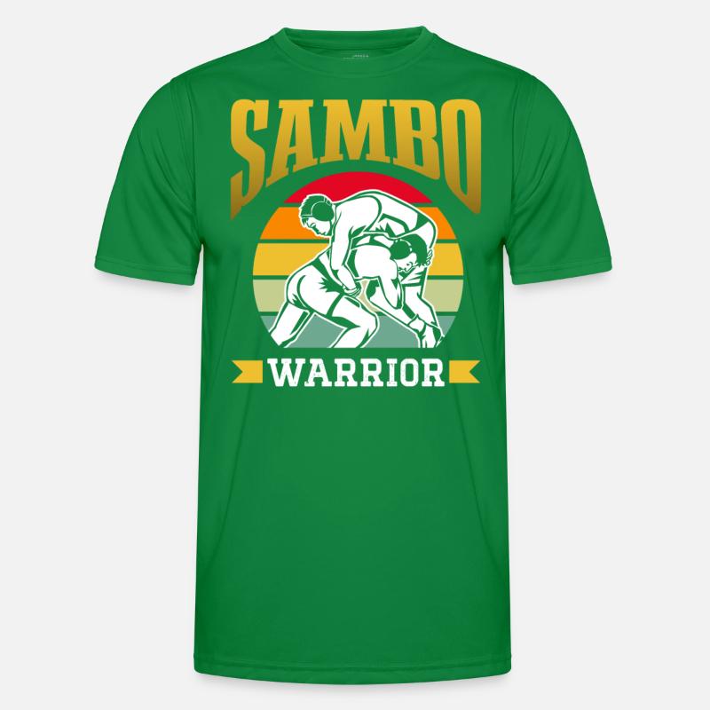Sambo Krieger Kampfsport Training Kampfkunst Männer Funktions-T-Shirt