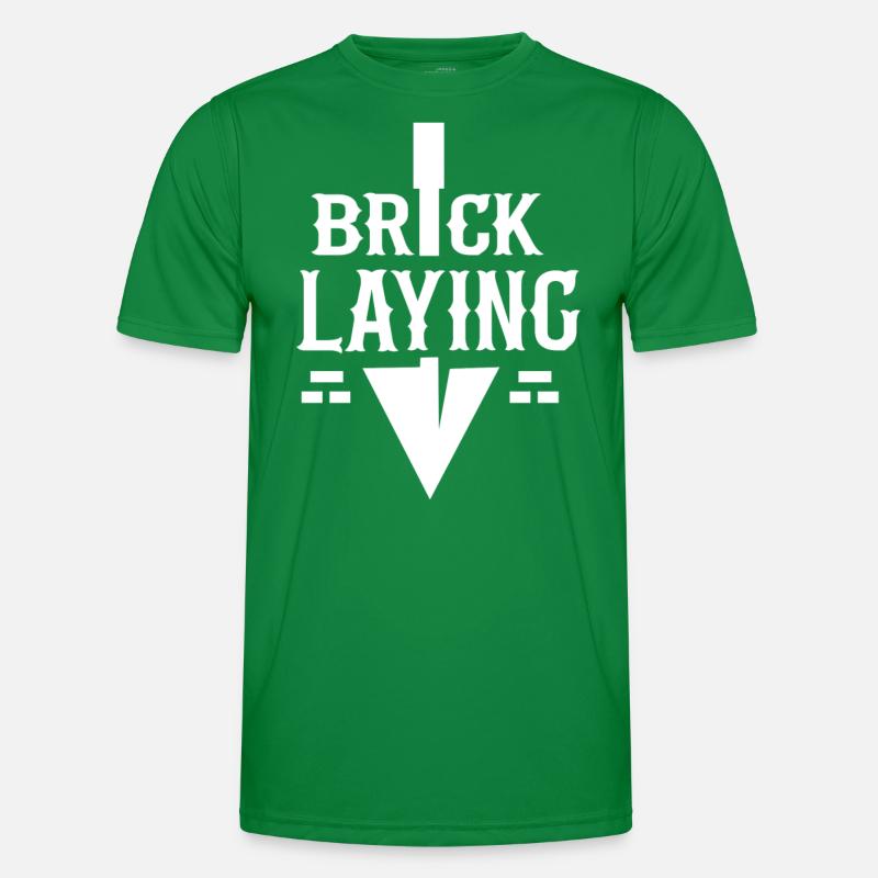 Maçonnerie Briques Artisans Maçon T-shirt sport Homme