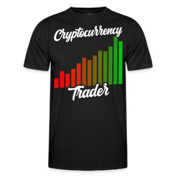 Cryptocurrency Traders Crypto Crypto Trader - T-shirt sport Homme - noir - Devant - AI Model Male 178 dark (178cm)