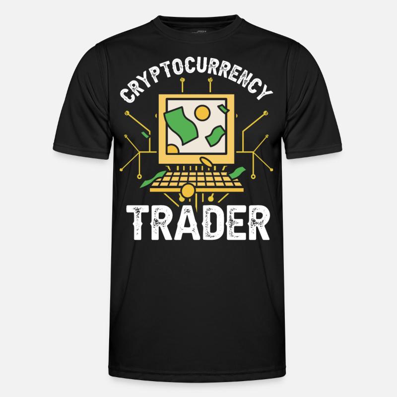 Cryptocurrency Trader Crypto Trader Crypto - Men's Functional T-Shirt - black