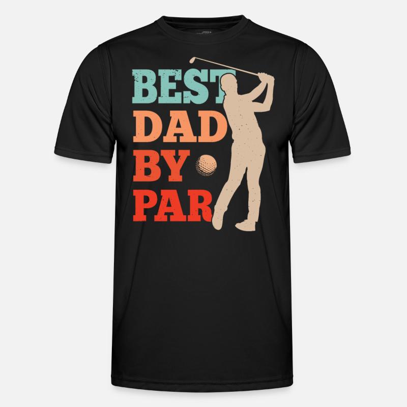 Bester Vater Nach Par Golf Golfer Papi Papa Männer Funktions-T-Shirt
