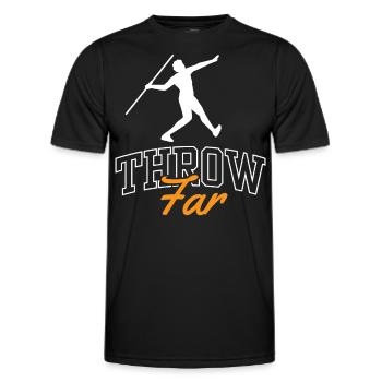 Werf Weit Lancer de javelot Lancer de javelot Lancer de javelot Lancer de javelot - T-shirt sport Homme - noir - Devant - AI Model Male 178 dark (178cm)