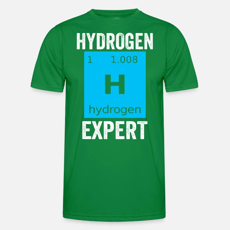 Hydrogène Expert Élément Energie Hydrogène T-shirt sport Homme