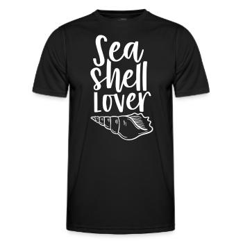 Shell Lovers Shells Shell Collectors Collecting - Men's Functional T-Shirt - black - Front - AI Model Male 178 dark (178cm)