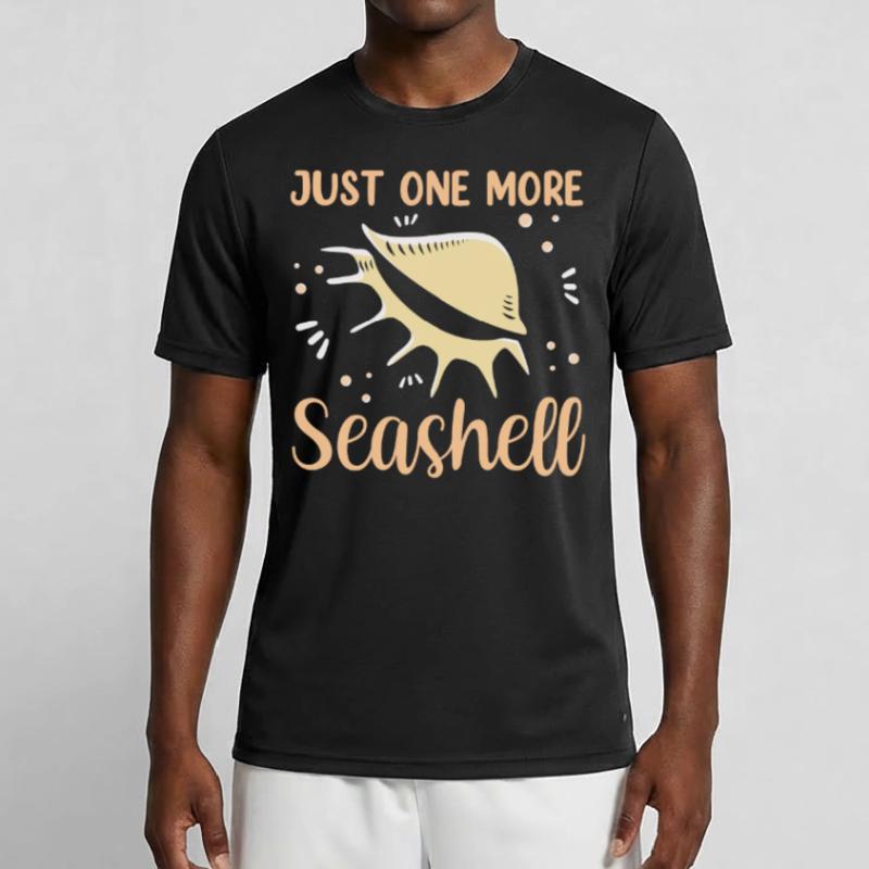 Only One Shell Shell Collector Shellfish Collector Shells Men's Functional T-Shirt