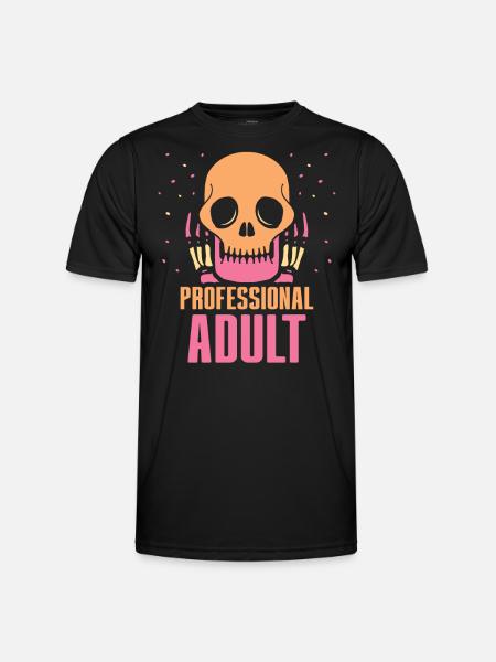 Professional Adult Adult Birthday - Men's Functional T-Shirt - black