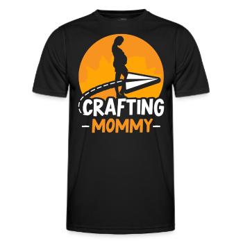 Artisanat Maman Amateur Mère Artisanat - T-shirt sport Homme - noir - Devant - AI Model Male 178 dark (178cm)