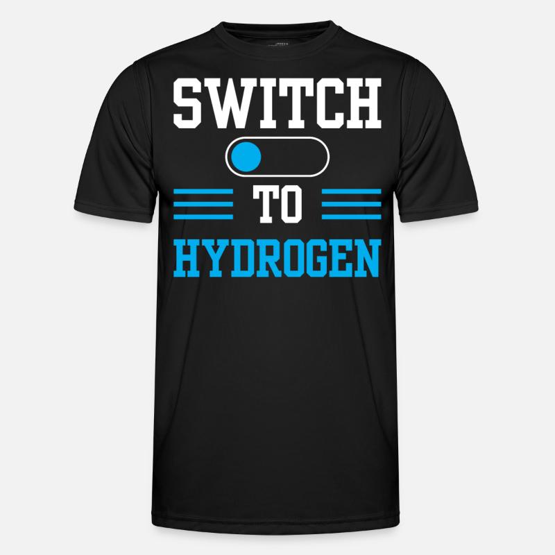 Passage à l’hydrogène Hydrogène Énergie T-shirt sport Homme