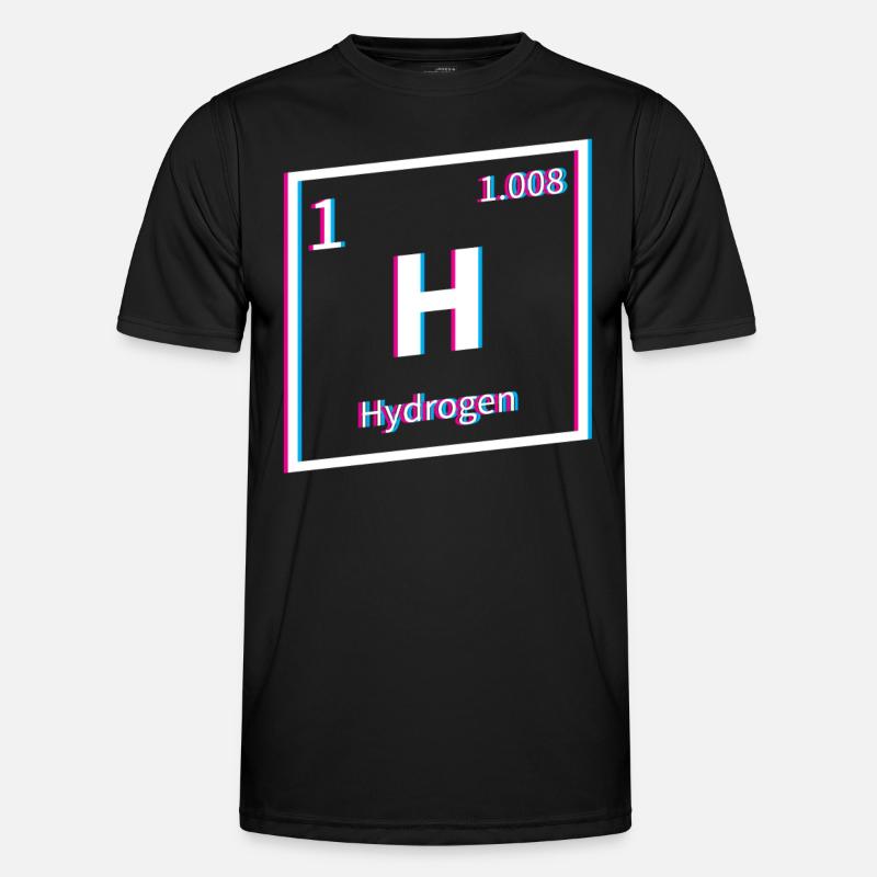 Hydrogen Energy Hydrogen Element - Men's Functional T-Shirt - black