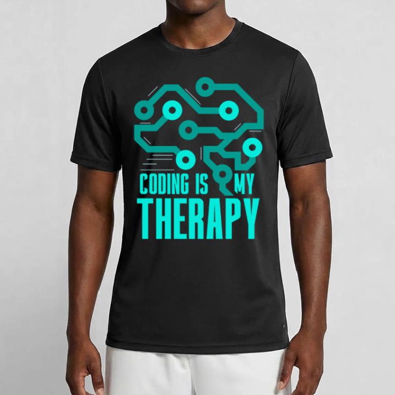 La programmation est mon codeur de codage de thérapie T-shirt sport Homme