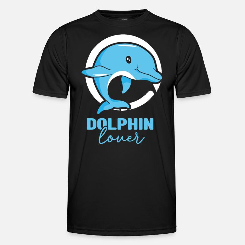 Dolphin Lover Dolphin Dolphins Dolphins - Men's Functional T-Shirt - black