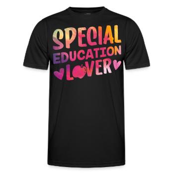 Amoureux de l’éducation de l’enfance en difficulté Enseignants de l’enfance en difficulté - T-shirt sport Homme - noir - Devant - AI Model Male 178 dark (178cm)