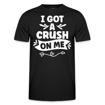 J’ai le béguin pour moi doux amour de soi - T-shirt sport Homme - noir - Devant - AI Model Male 178 dark (178cm)