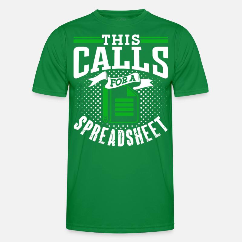 Dies Erfordert Ein Spreadsheet Buchhalter Tabelle Männer Funktions-T-Shirt