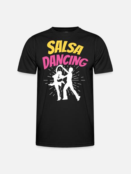 Salsa Dancing Hobby Dance Dancers - Men's Functional T-Shirt - black