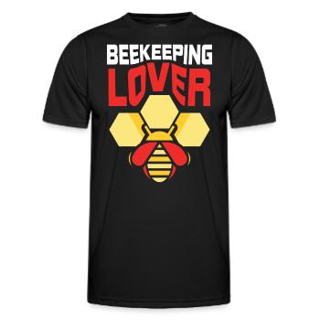 Beekeeping lover Beekeeping Beekeepers Beekeepers - Men's Functional T-Shirt - black - Front - AI Model Male 178 dark (178cm)