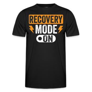 Erholung Modus Ein Überlebender Patient Erholen - Männer Funktions-T-Shirt - Schwarz - Vorne - AI Model Male 178 dark (178cm)