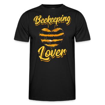Beekeeping lovers Beekeeping Beekeepers Beekeepers - Men's Functional T-Shirt - black - Front - AI Model Male 178 dark (178cm)