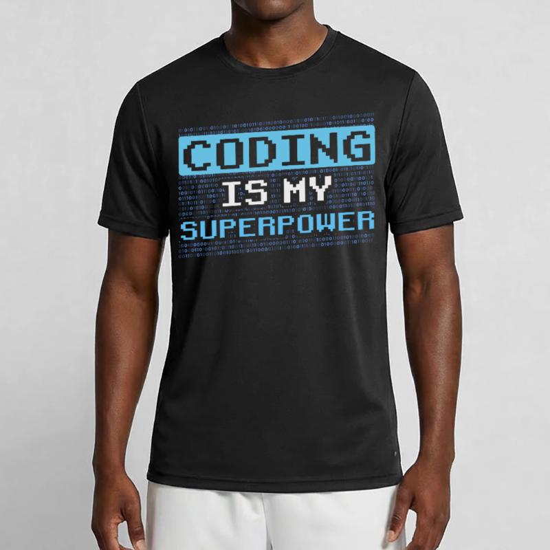 Coding Ist Meine Superkraft Coder Programmierer Männer Funktions-T-Shirt