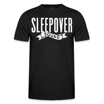 Nuit de groupe douce nuitée - T-shirt sport Homme - noir - Devant - AI Model Male 178 dark (178cm)