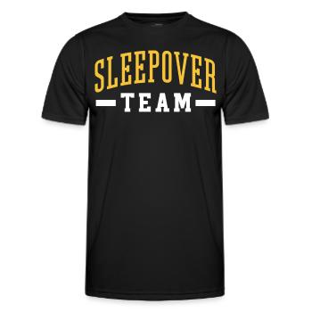 Nuit d’équipe douce nuitée - T-shirt sport Homme - noir - Devant - AI Model Male 178 dark (178cm)