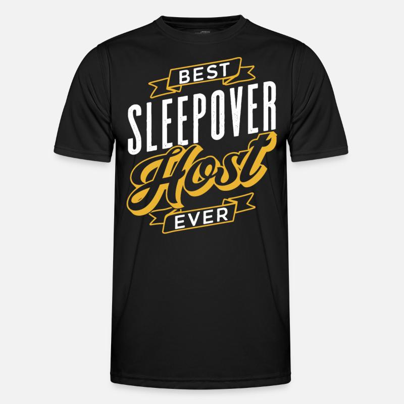 Best overnight host ever party - Men's Functional T-Shirt - black