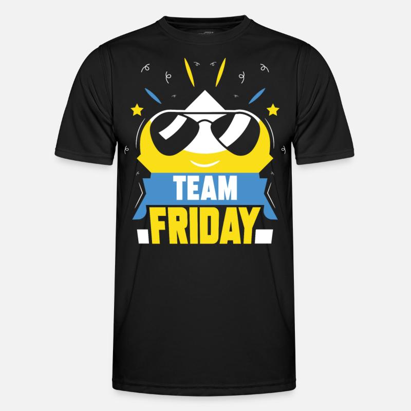 Team Freitag Humor Sarkastisch Endlich Wochenende Männer Funktions-T-Shirt