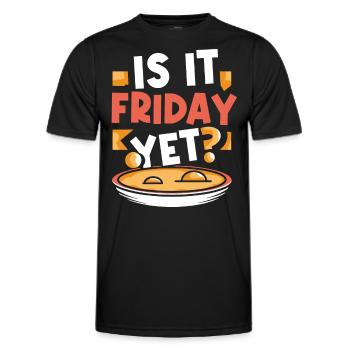 Ist Es Schon Freitag? Wochenende Endlich Freitag - Männer Funktions-T-Shirt - Schwarz - Vorne - AI Model Male 178 dark (178cm)